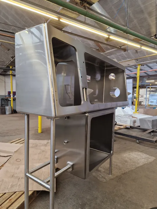 Fabricated sheet-metal assembly detail