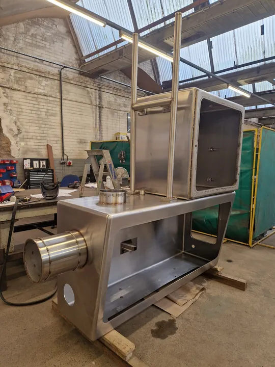 Fabricated sheet-metal assembly