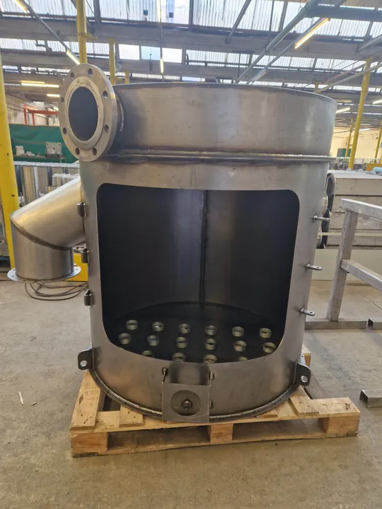 Fabricated vessel-style assembly